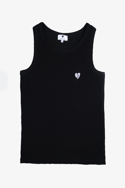 AMOR BLACK TANKTOP