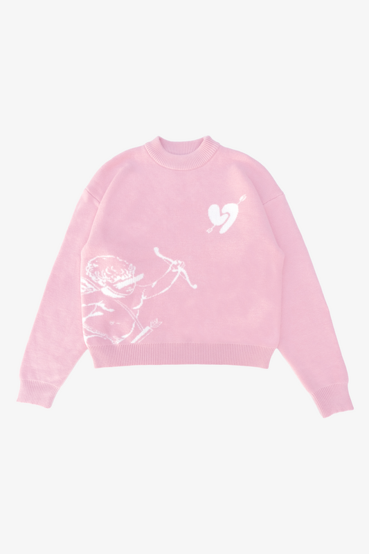PINK KNIT SWEATER